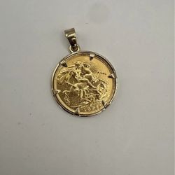 22k Gold Victoria London Coin 1892