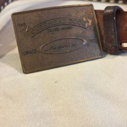 The Overhead Door Leather Belt
