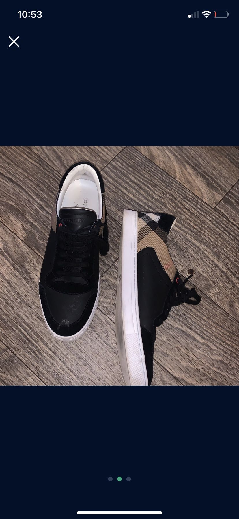 burberry sneakers lows
