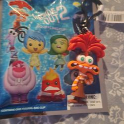 Disney pixar inside out 2 figural bag clip ANXIETY