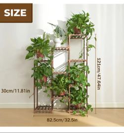 ✨️Brand new✨️Multi-Tiered Wooden Plant Stand🌿🌱🪴⚘️🌷🪻🌺🌻🌼