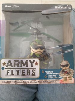 New blue sky skyline army flyers