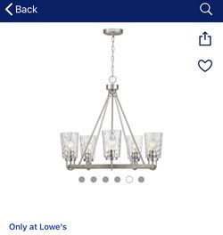 5 Light Chandelier / Fixture