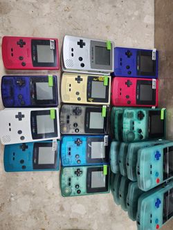 Nintendo Gameboy Color Refurbished to like new with audio amplifier