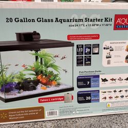 Aqua Culture 20 Gallon Glass Aquarium 