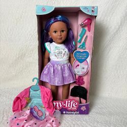 My Life As Poseable Hairstylist Doll Playset