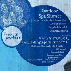 Unopened Outdoor Spa Shower