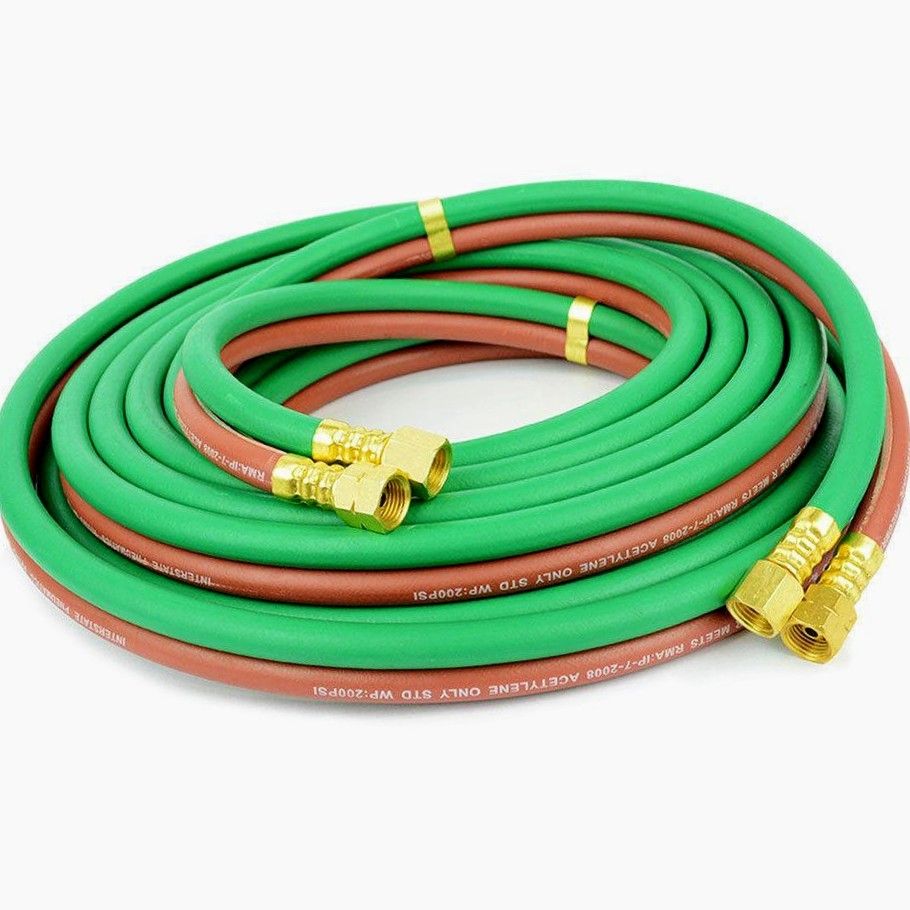 100' Gas hoses for acetylene gas welder and other applications