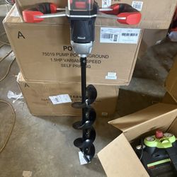 Post hole digger cordless