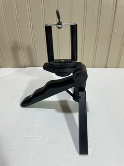 Mini Tripod Stand with Phone Clip Mount