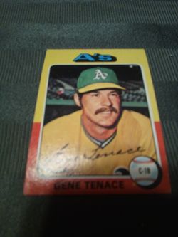 Vintage 1975 baseball/Gene tenace-topps card #535/mint