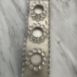 3candle Crystal Holder