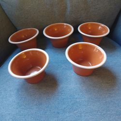 Sonoma Life And Style Mendocino Russet Home Soup/Dessert Bowls 