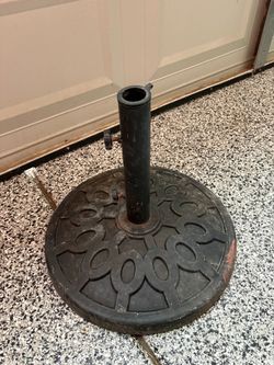 Heavy Round Patio Umbrella Base Stand