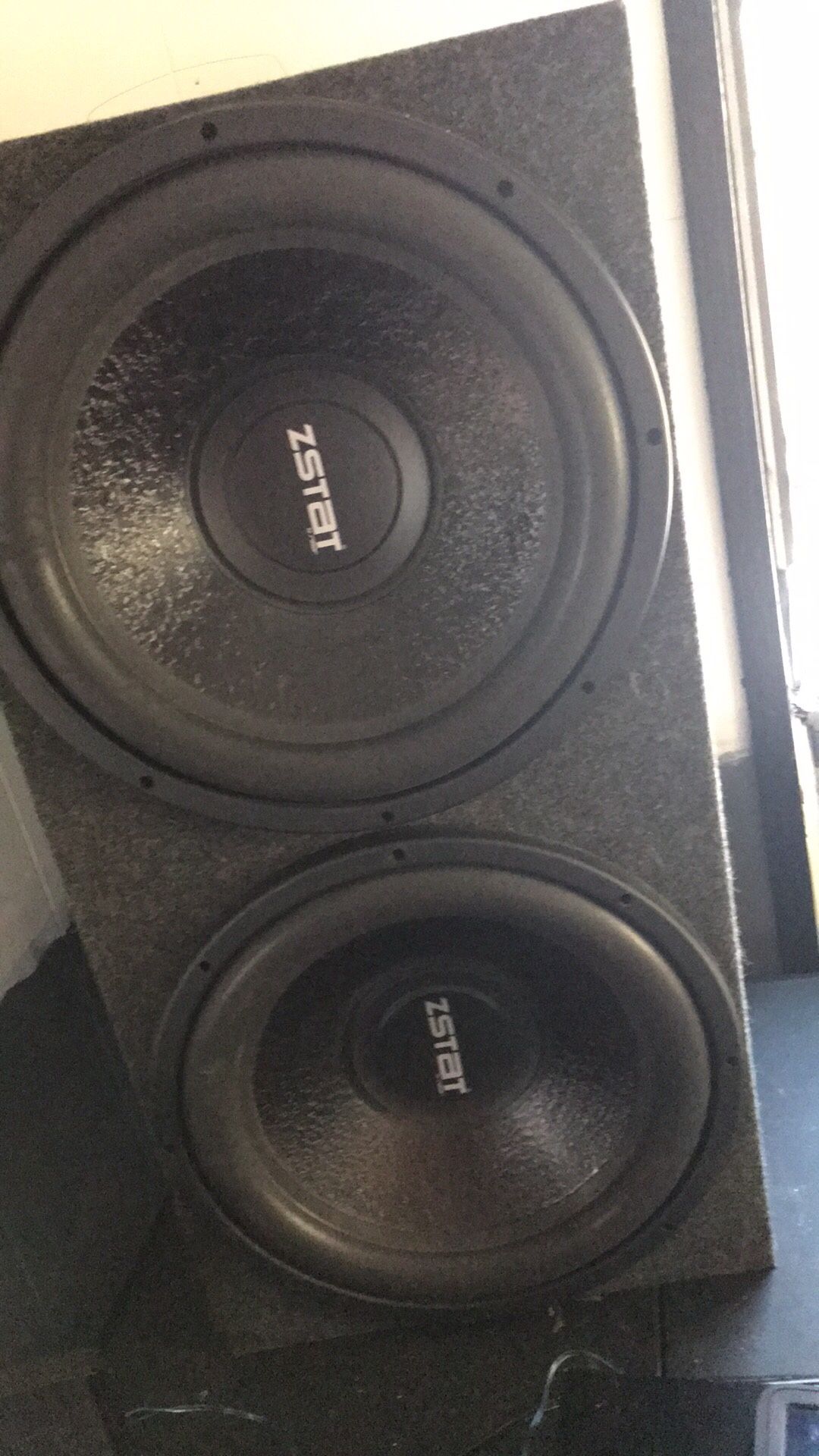 Zstat two 15 inch subwoofer 1600 watts