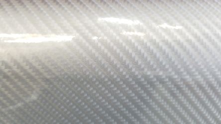 Gloss 5D carbon fiber wrap - Silver (roll 5ft x 23 yards)