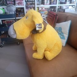 Disney Store Movie UP Dug Doug DOG Large Plush Stuffed Animal 25" Vintage

