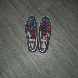 Limited Edition Spider-man Van's Slip On Size 11
