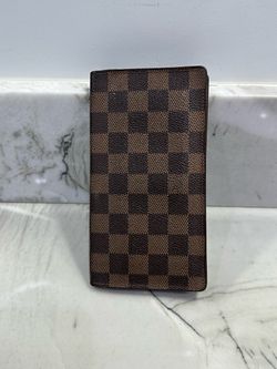 Louis Vuitton Damier Ebene Canvas Long Wallet