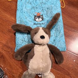 Jellycat Bashful Fudge Puppy Stuffed Animal, Medium 12” - Dogs & Puppies Plush Toy - Classic Children's Gift