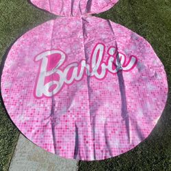 Lot of 6 Barbie Circular Canvas Banners