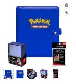Pokemon card and protector