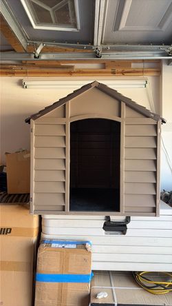Large Plastic Outdoor Dog House