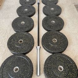 Full Set Bumper Weights 2 45 2 35 2 25 2 15 2 10