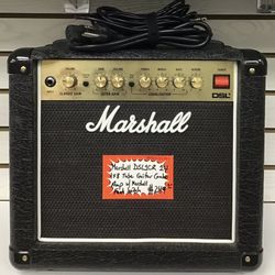 Marshall DSLCR 1W 1x8 Tube Guitar Amp W/ Marshall Foot Switch 