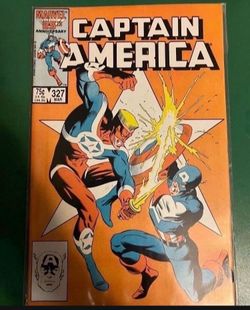 🔑 1986 Captain America 327 Comic Book (John Walker)