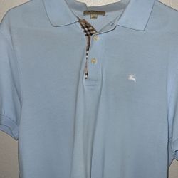 Burberry Polo Shirt Sz L