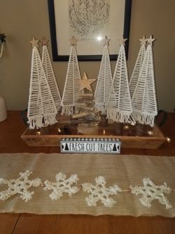Macrame-Trees Trees Trees 🌲 Macrame Christmas Trees 🎄