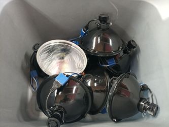 7" inch Round Auxiliary Driving Lights head light with Wiring