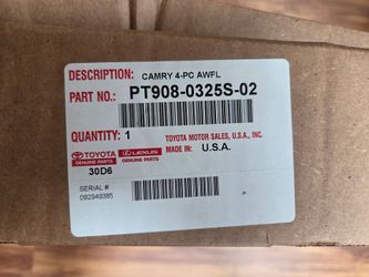2025-2026 Toyota Camry new in package OEM all weather floor mats