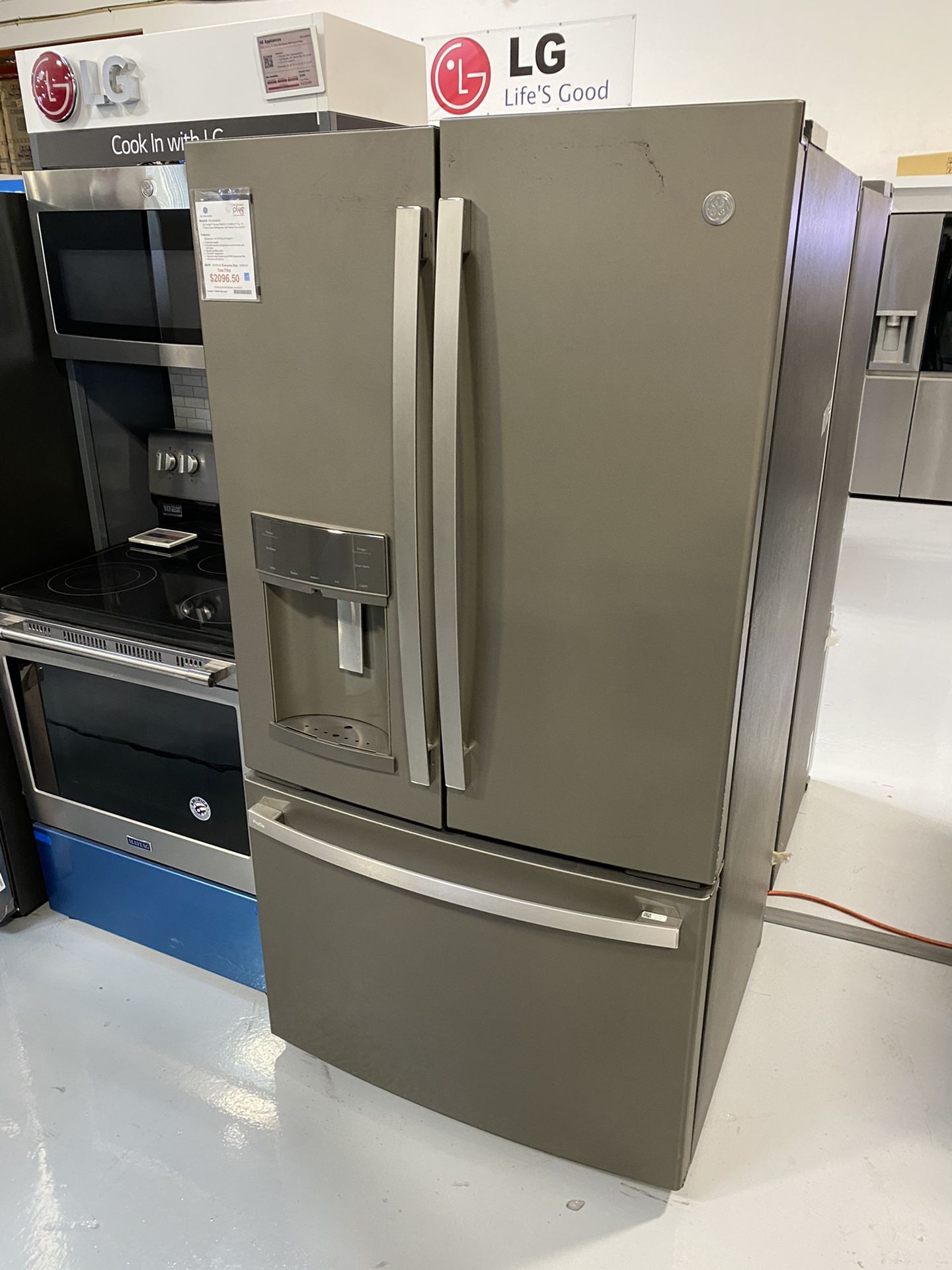 GE Profile Series Slate ENERGYSTAR 27.7 Cu. Ft. French Door Refrigerator With Hands-Free AutoFill