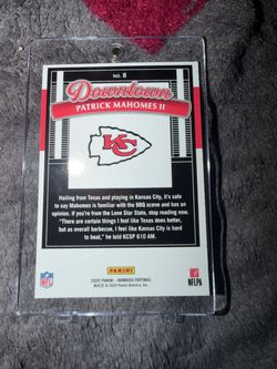 2025 Donruss Downtown Patrick Mahomes II