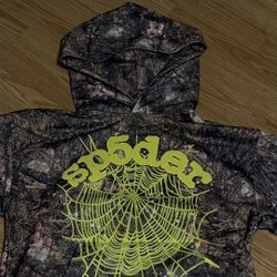 Real tree camo spider hoodie