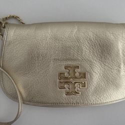 Gold Tory Burch Crossbody Bag *firm*