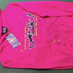 Pink Sp5der Hoodie