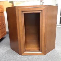 30" High Top Corner Kitchen Cabinet 24" x 24" Against Wall $70
