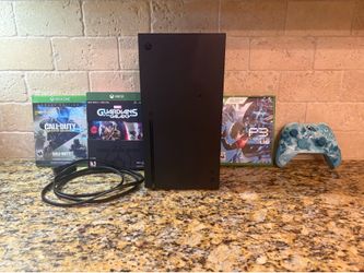 Xbox Series X bundle with games and controller