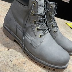 Grey Timberlands 