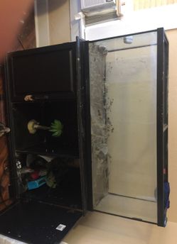 55 gal tank and stand