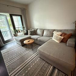 Grey sectional Couch 