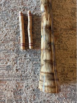 Didgeridoo + Vintage Clap sticks +2nd Didge