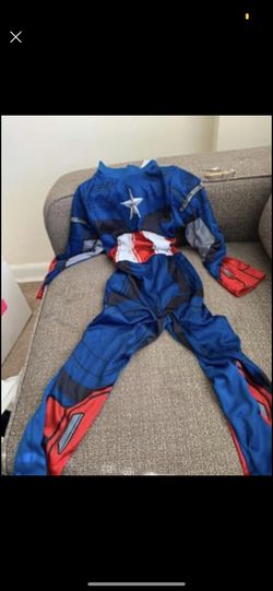 Captain American costume 3-4 years old