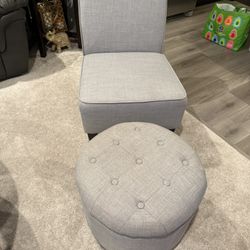 Chair & Ottoman 