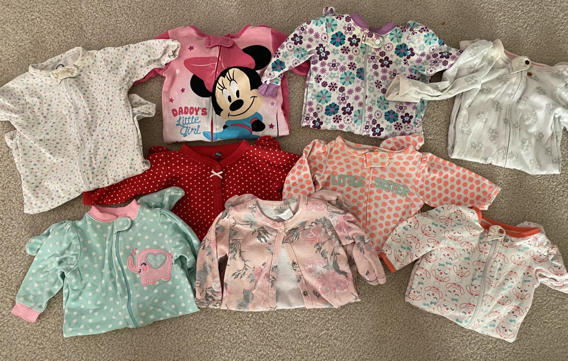 Baby Girl 0-3 months clothes