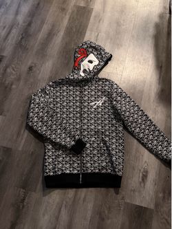 asaali glow in the dark zip up