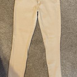Beige/Khaki Skinny Pants Size 7